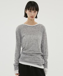 FUULLY STUDIO（フーリィーステューディオ）の「シアーロングスリーブTEE（Tシャツ/カットソー）」