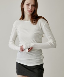 FUULLY STUDIO（フーリィーステューディオ）の「シアーロングスリーブTEE（Tシャツ/カットソー）」