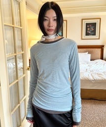 FUULLY STUDIO（フーリィーステューディオ）の「シアーロングスリーブTEE（Tシャツ/カットソー）」