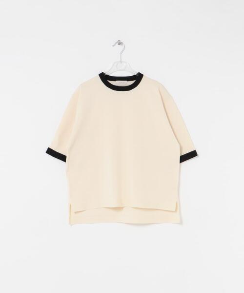LAATO（ラート）の「ringer knit tee（ニット/セーター・レディース・オフホワイト/ブラック・FREE）」の12枚目の写真