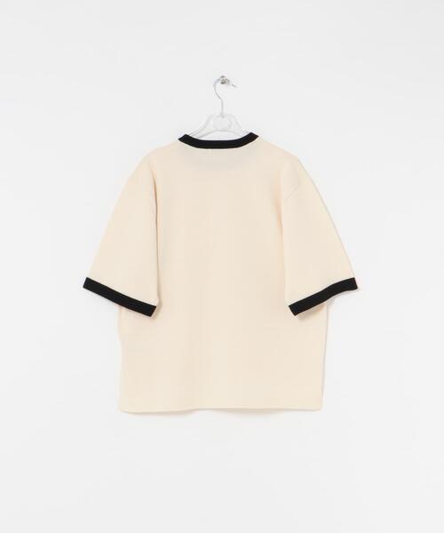 LAATO（ラート）の「ringer knit tee（ニット/セーター・レディース・オフホワイト/ブラック・FREE）」の15枚目の写真