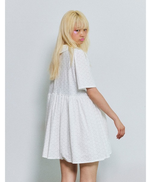 Little sunny bite(リトルサニーバイト)の「/little sunny bite/star mini dress(ワンピース・レディース・ホワイト/ブラック/ピンク・SMALL/MEDIUM)」の4枚目の写真