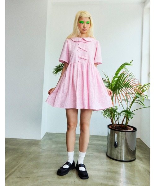 Little sunny bite(リトルサニーバイト)の「/little sunny bite/star mini dress(ワンピース・レディース・ホワイト/ブラック/ピンク・SMALL/MEDIUM)」の22枚目の写真