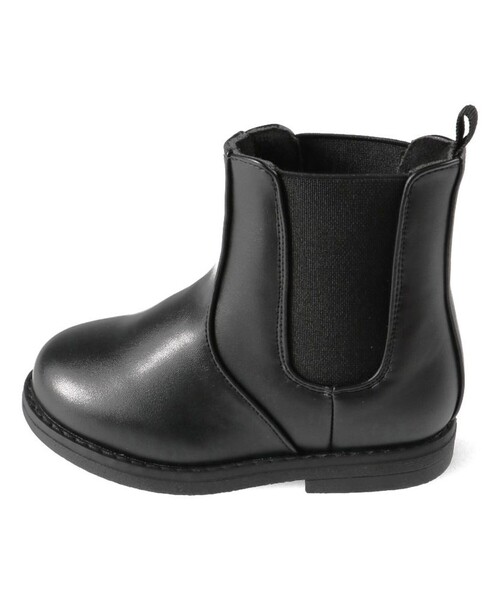 BRANSHES（ブランシェス）の「サイドゴアブーツ（ブーツ・キッズ・ブラック・16.0cm/17.0cm/18.0cm/19.0cm/20.0cm/21.0cm）」の2枚目の写真