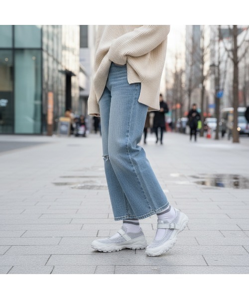 FILA（フィラ）の「FILA ECHAPPE MJ（スニーカー・レディース・ベージュ・23.0cm/23.5cm/24.0cm/24.5cm/25.0cm）」の5枚目の写真