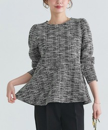 Pierrot | ツイードペプラムカットソー(Tシャツ/カットソー)