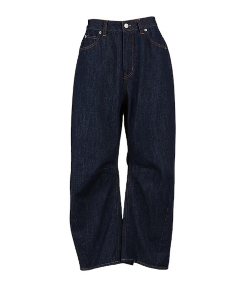 Marble Print Jersey Crew Neck Top