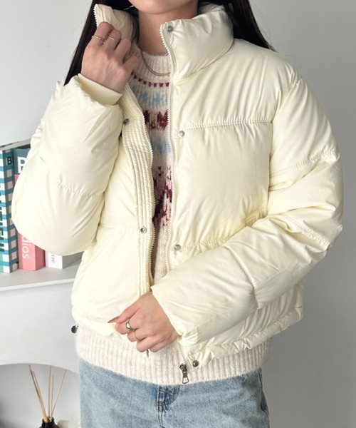 emmy ダウンストーンブルゾン　ホワイト emmy ダウンストーンブルゾン ホワイト