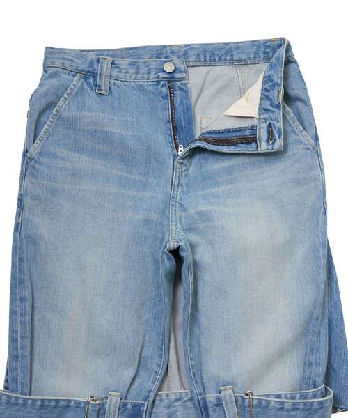 HYSTERIC GLAMOUR（ヒステリックグラマー）の「ボンテージデニムパンツ（デニムパンツ・レディース・ブラック/ライトインディゴブルー・X-SMALL/SMALL/MEDIUM/LARGE/X-LARGE）」の9枚目の写真