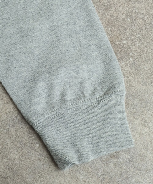 KANGOL(カンゴール)の「【KANGOL/カンゴール】別注 天竺ロゴ刺繍 ロングスリーブ クルーネック Tシャツ(Tシャツ/カットソー・メンズ・ホワイト/ブラウン/ネイビー/ブラック/杢グレー・M/L/XL)」の11枚目の写真