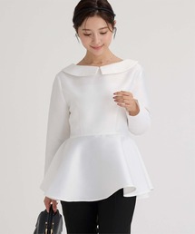 ur's（ユアーズ）の「2wayペプラムブラウス（シャツ/ブラウス）」