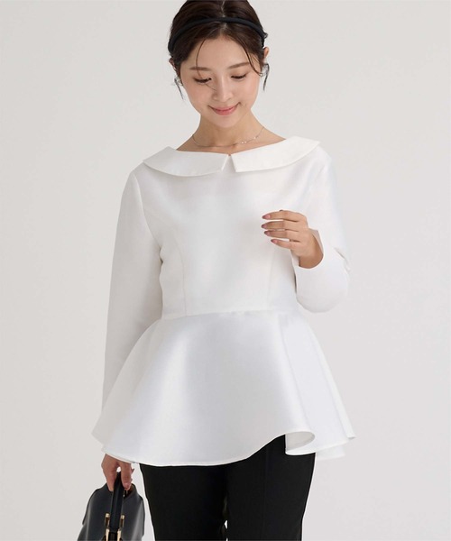 セール】2wayペプラムブラウス（シャツ/ブラウス）｜ur's（ユアーズ