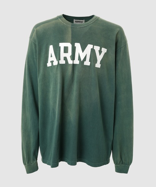 BOW WOW(バウワウ)の「ARMY LS AGED(Tシャツ/カットソー・メンズ・グリーン系その他・LARGE/X-LARGE)」の1枚目の写真
