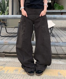 HALEY PESCA | HALEY PESCA/ワイドレッグ バギーシルエットパンツ(その他パンツ)