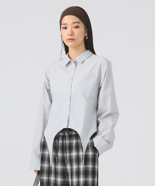 Ray BEAMS（レイビームス）の「ガーターベルト シャツ（シャツ/ブラウス・レディース・ライトグレー・ONE SIZE）」の15枚目の写真