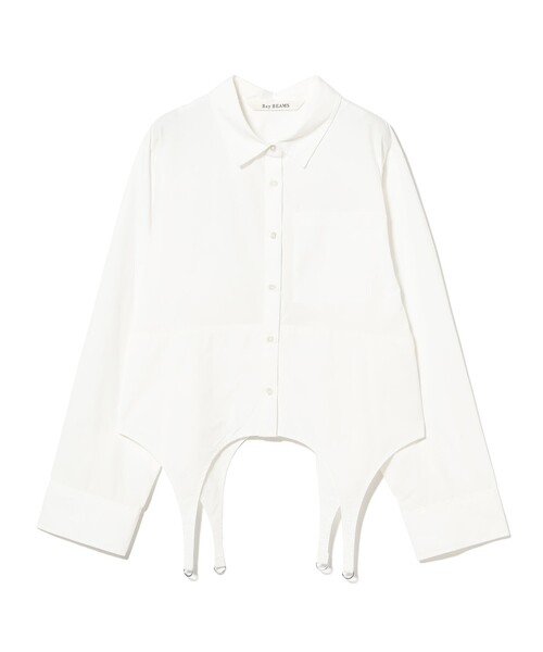 Ray BEAMS（レイビームス）の「ガーターベルト シャツ（シャツ/ブラウス・レディース・ライトグレー・ONE SIZE）」の16枚目の写真
