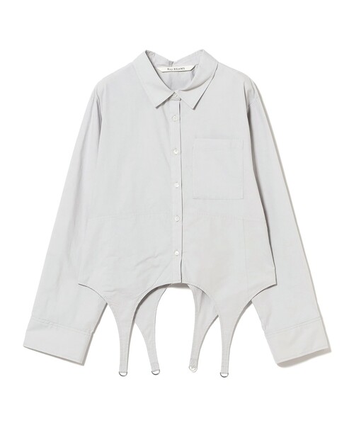 Ray BEAMS（レイビームス）の「ガーターベルト シャツ（シャツ/ブラウス・レディース・ライトグレー・ONE SIZE）」の19枚目の写真