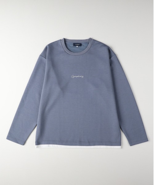 BACK NUMBER(バックナンバー)の「BACK NUMBER(バックナンバー)【メンズ】TRPU胸ロゴプリントロングスリーブTシャツ(Tシャツ/カットソー・メンズ・ライトベージュ/ブラック/ブルー・L/XL/M)」の4枚目の写真