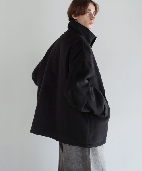 ウールミックスオーバーサイズショートモッズブルゾン（ブルゾン