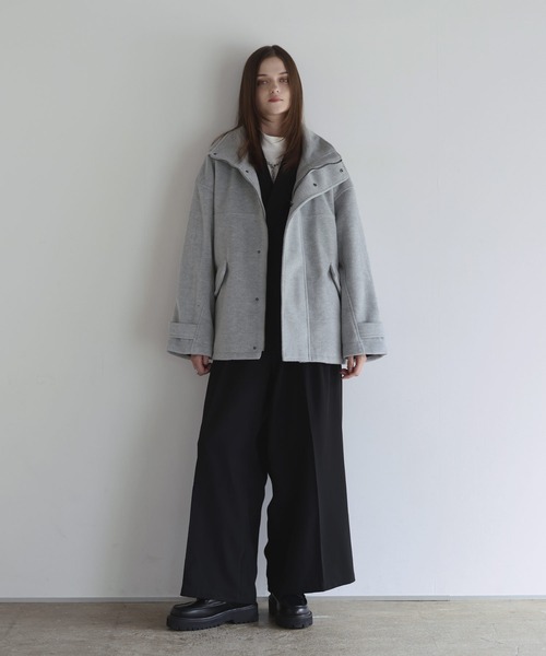 SOCCE（ソーシー）の「ウールミックスオーバーサイズショートモッズブルゾン（ブルゾン・メンズ・ライトグレー/ブラック/チャコール・XL/L/M/S）」の20枚目の写真