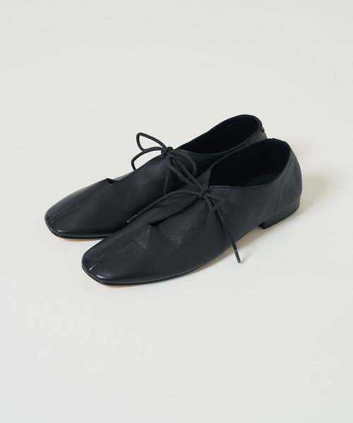 FREAK'S STORE（フリークスストア）の「SOFI/ソフィー リボン フラットレザーシューズ/ 紐付き バレエシューズ（バレエシューズ・レディース・ブラック/ブラウン/シルバー・38/36/37）」の12枚目の写真