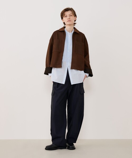 GALERIE VIE（ギャルリー ヴィー）の「プライムヌバック 2ポケットブルゾン（ブルゾン・レディース・ブラウン・FREE）」の2枚目の写真