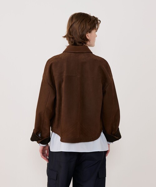 GALERIE VIE（ギャルリー ヴィー）の「プライムヌバック 2ポケットブルゾン（ブルゾン・レディース・ブラウン・FREE）」の5枚目の写真