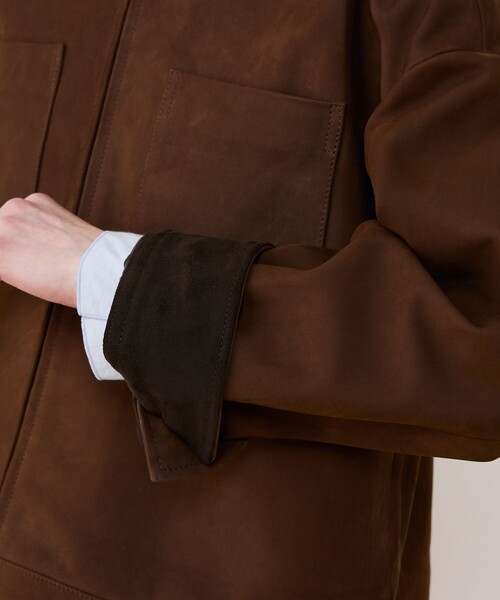 GALERIE VIE（ギャルリー ヴィー）の「プライムヌバック 2ポケットブルゾン（ブルゾン・レディース・ブラウン・FREE）」の9枚目の写真