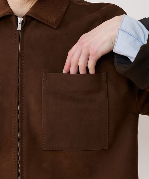 GALERIE VIE（ギャルリー ヴィー）の「プライムヌバック 2ポケットブルゾン（ブルゾン・レディース・ブラウン・FREE）」の11枚目の写真