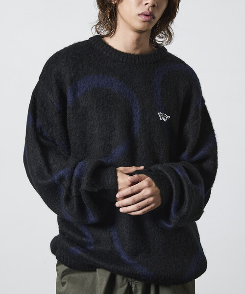 FREAK'S STORE(フリークスストア)の「限定展開 CHOW DOWN/チャウダウン リラックスフィット ジャカード クルーネック モヘアタッチ シャギーニット / ハートモチーフ(ニット/セーター・メンズ・ブラック/ブラウン/チャコールグレー・MEDIUM/SMALL/LARGE)」の20枚目の写真