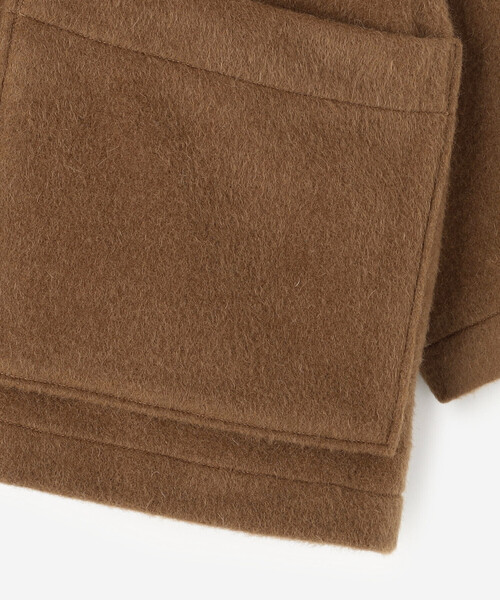 GALLEGO DESPORTES（ギャレゴデスポート）の「GALLEGO DESPORTES | スタンドカラー ウールジャケット SOLID WOMEN（その他アウター・レディース・キャメル・S）」の6枚目の写真