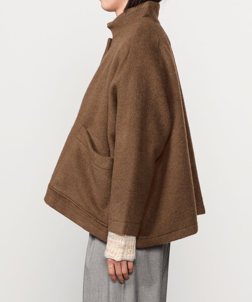 GALLEGO DESPORTES（ギャレゴデスポート）の「GALLEGO DESPORTES | スタンドカラー ウールジャケット SOLID WOMEN（その他アウター・レディース・キャメル・S）」の10枚目の写真
