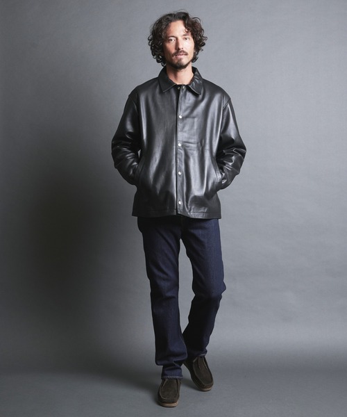 Magine（マージン）の「LAMB LEATHER COACH JKT:ラムレザー コーチ