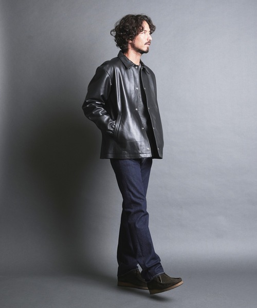 Magine（マージン）の「LAMB LEATHER COACH JKT:ラムレザー コーチ