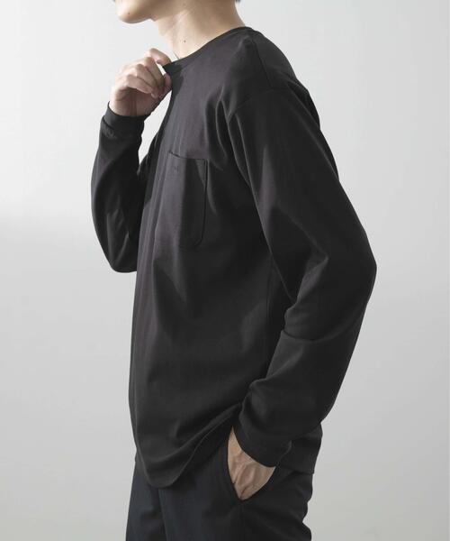 ITEMS URBANRESEARCH(アイテムズ アーバンリサーチ)の「Fine Cotton クルーネック カットソー(Tシャツ/カットソー・メンズ・ホワイト/ブラック・LARGE/MEDIUM)」の15枚目の写真
