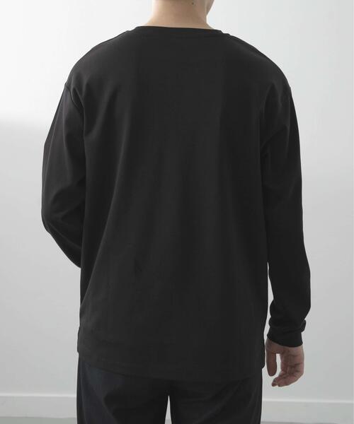 ITEMS URBANRESEARCH(アイテムズ アーバンリサーチ)の「Fine Cotton クルーネック カットソー(Tシャツ/カットソー・メンズ・ホワイト/ブラック・LARGE/MEDIUM)」の16枚目の写真