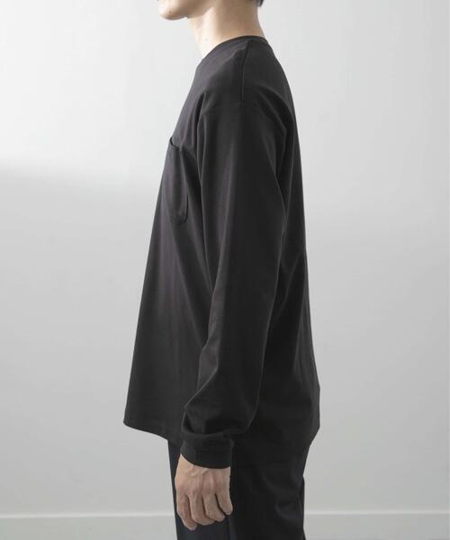 ITEMS URBANRESEARCH(アイテムズ アーバンリサーチ)の「Fine Cotton クルーネック カットソー(Tシャツ/カットソー・メンズ・ホワイト/ブラック・LARGE/MEDIUM)」の19枚目の写真