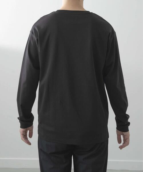 ITEMS URBANRESEARCH(アイテムズ アーバンリサーチ)の「Fine Cotton クルーネック カットソー(Tシャツ/カットソー・メンズ・ホワイト/ブラック・LARGE/MEDIUM)」の20枚目の写真