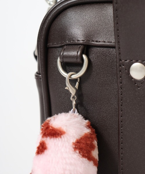 sanrio（サンリオ）の「RBｻﾝﾘｵ合皮ﾏｲﾒﾛｽｸﾊﾞ風ｼｯﾎﾟ付2WAYSD（ショルダーバッグ・キッズ・ブラック/ブラウン・FREE）」の13枚目の写真