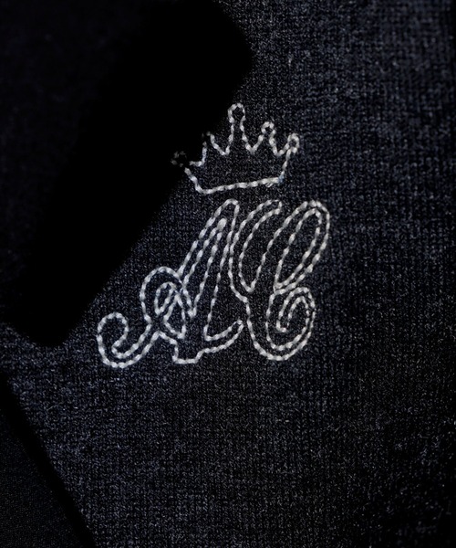 AND COUTURE(アンドクチュール)の「刺繍クルーネックカーディガン(カーディガン/ボレロ・レディース・キャメル/ボルドー/グレー/ブラック・FREE)」の15枚目の写真