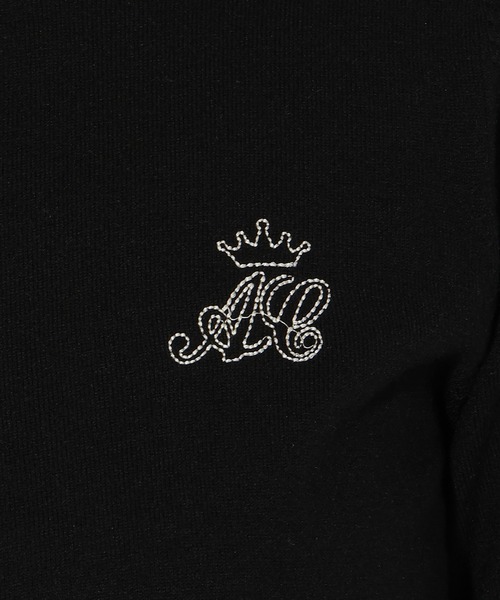 AND COUTURE(アンドクチュール)の「刺繍クルーネックカーディガン(カーディガン/ボレロ・レディース・キャメル/ボルドー/グレー/ブラック・FREE)」の7枚目の写真