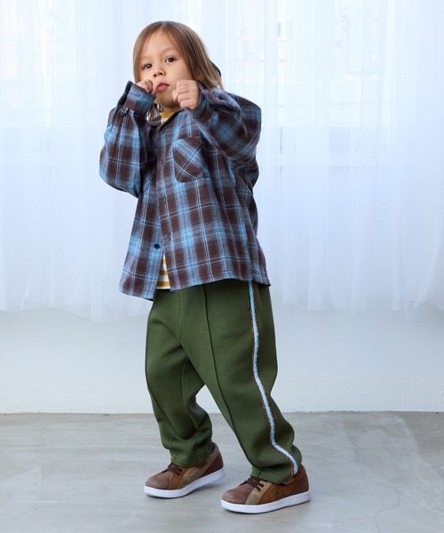 MARKEY'S（マーキーズ）の「モールテープジャガードパンツ（その他パンツ・キッズ・カーキ/ネイビー/ベージュ・100/150/140/120/110/95/130/90/80）」の16枚目の写真