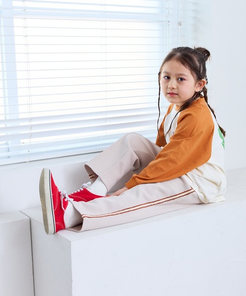 MARKEY'S（マーキーズ）の「モールテープジャガードパンツ（その他パンツ・キッズ・カーキ/ネイビー/ベージュ・100/150/140/120/110/95/130/90/80）」の7枚目の写真