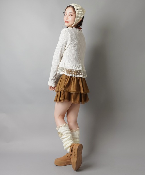 SPINNS(スピンズ)の「レースボレロカーディガン/2段/NEO森ガール(カーディガン/ボレロ・レディース・アイボリー・ONESIZE)」の12枚目の写真