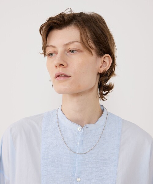 Laura Lombardi（ローラロンバルディ）の「LAURA LOMBARDI RICCIO チェーンネックレス（ネックレス・レディース・シルバー・FREE）」の2枚目の写真