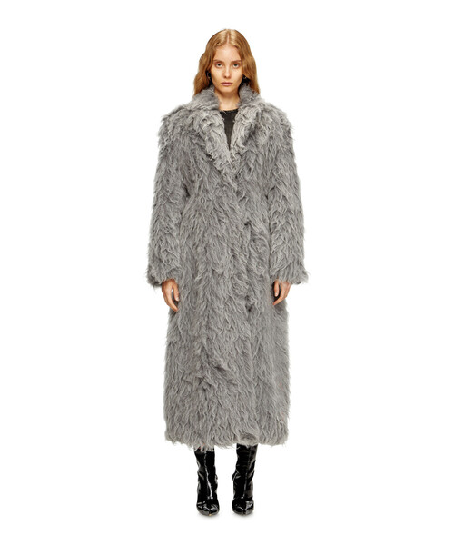 DIESEL（ディーゼル）の「ウィメンズ ロングコート W-GLAMO-R1（その他アウター・レディース・グレー・38/40）」の6枚目の写真