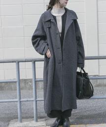 ITEMS URBANRESEARCH | 尾州ウールスタンドカラーコート(その他アウター)