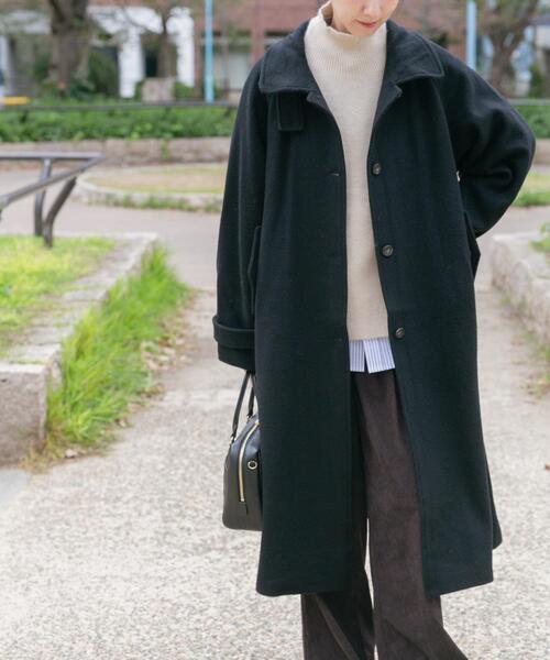 セール】尾州ウールスタンドカラーコート（その他アウター）｜ITEMS