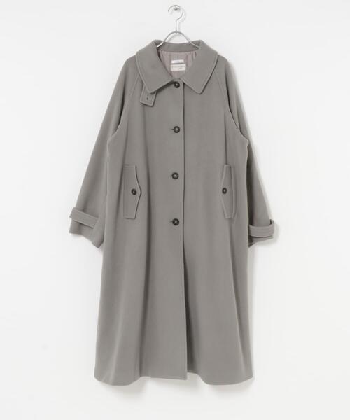 美品✨アーバンリサーチロッソ　23AW 尾州ウール　　ピーコート 薄グレー 美品✨アーバンリサーチロッソ 23AW 尾州ウール ピーコート 薄グレー
