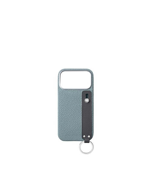 iPhone 17 Pro Max)ハンドル付き バックカバーケース シュリンクレザー